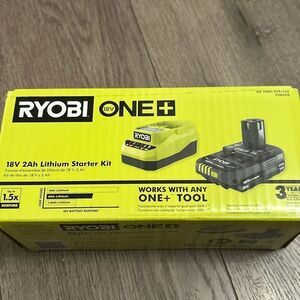Ryobi battery 18V plus charger new in the box